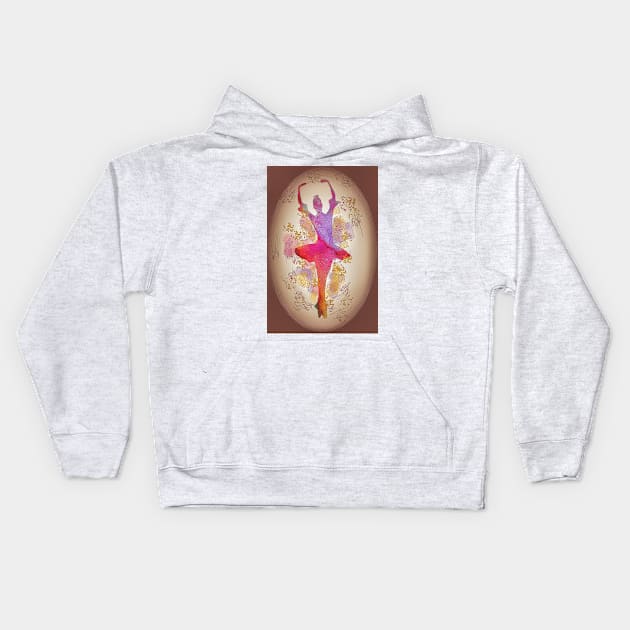 Ballerina Ballet Dance Kids Hoodie by JimDeFazioPhotography